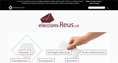 Desktop Screenshot of eleccions.reus.cat